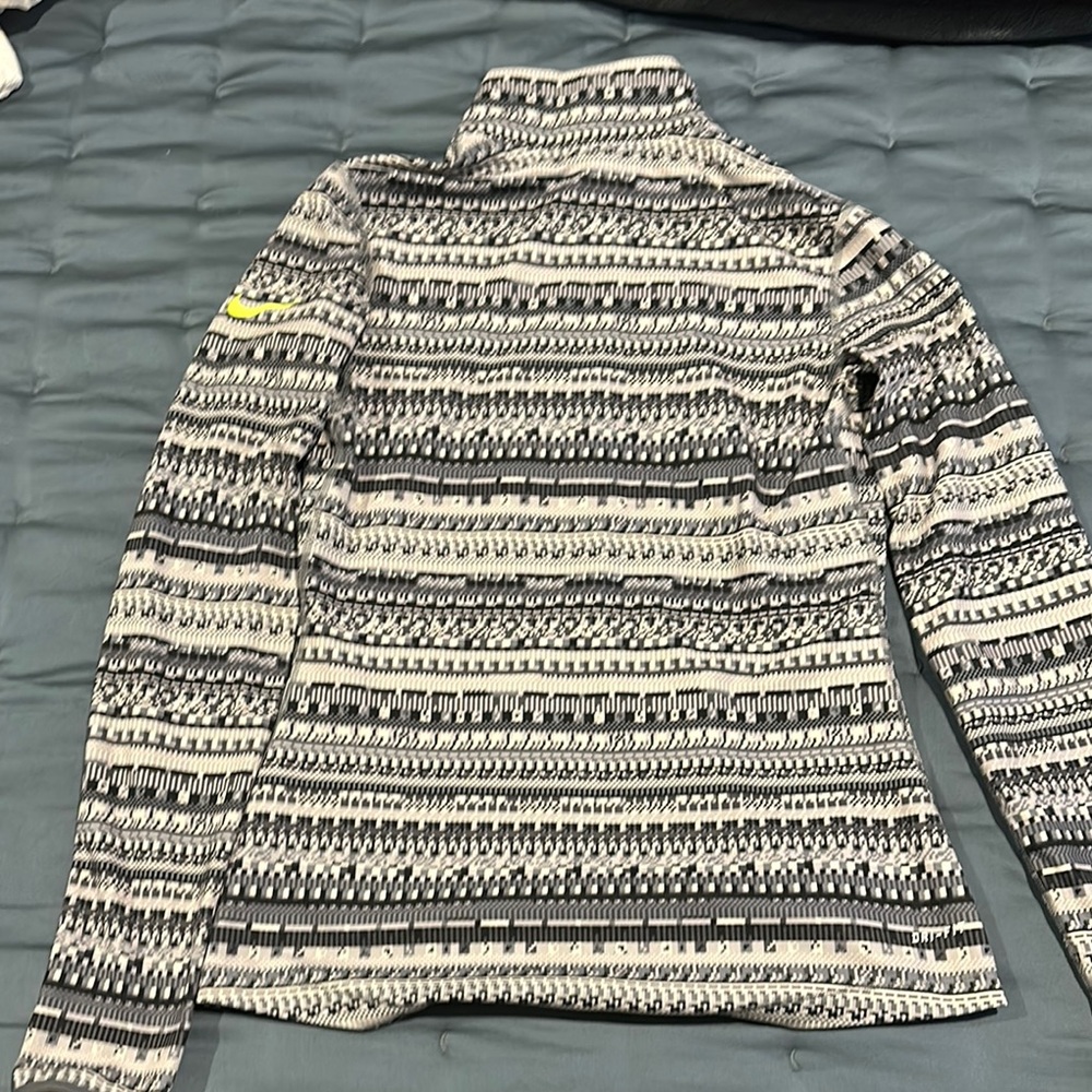 Nike Women's Sweater - Black, Gray, White, Yellow - Picture 5 of 5